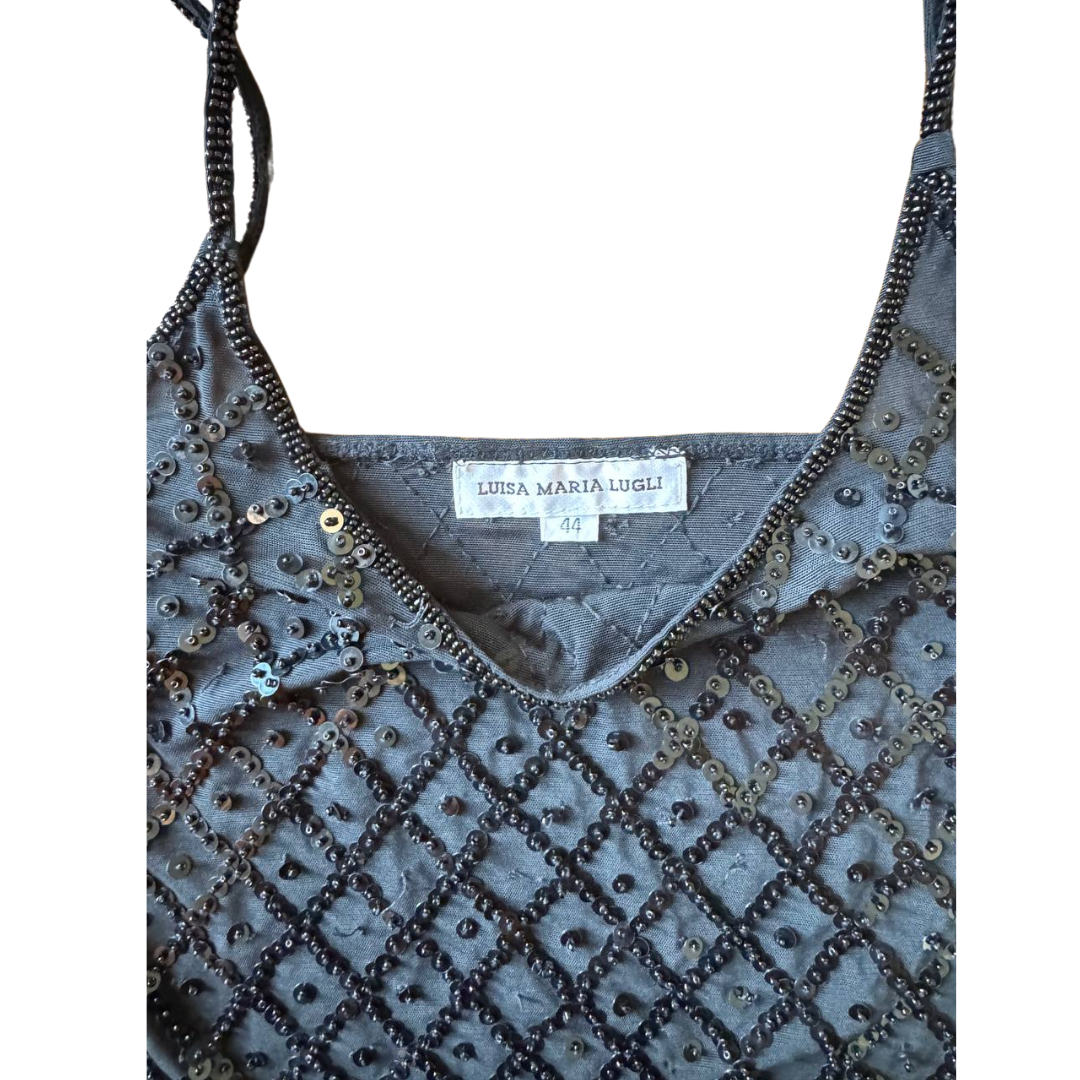 Y2K Beaded Top