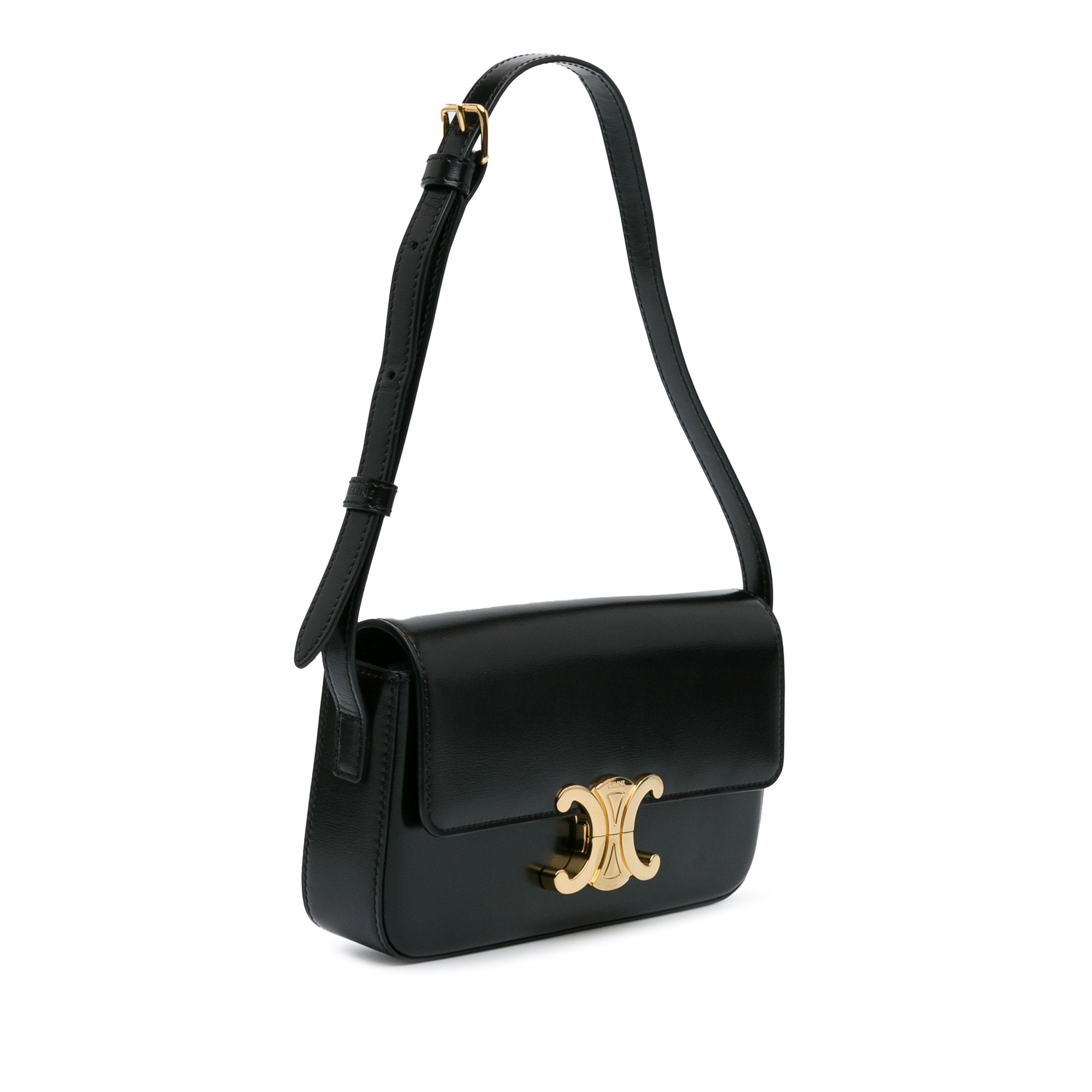 Teen Shiny Calfskin Triomphe Crossbody