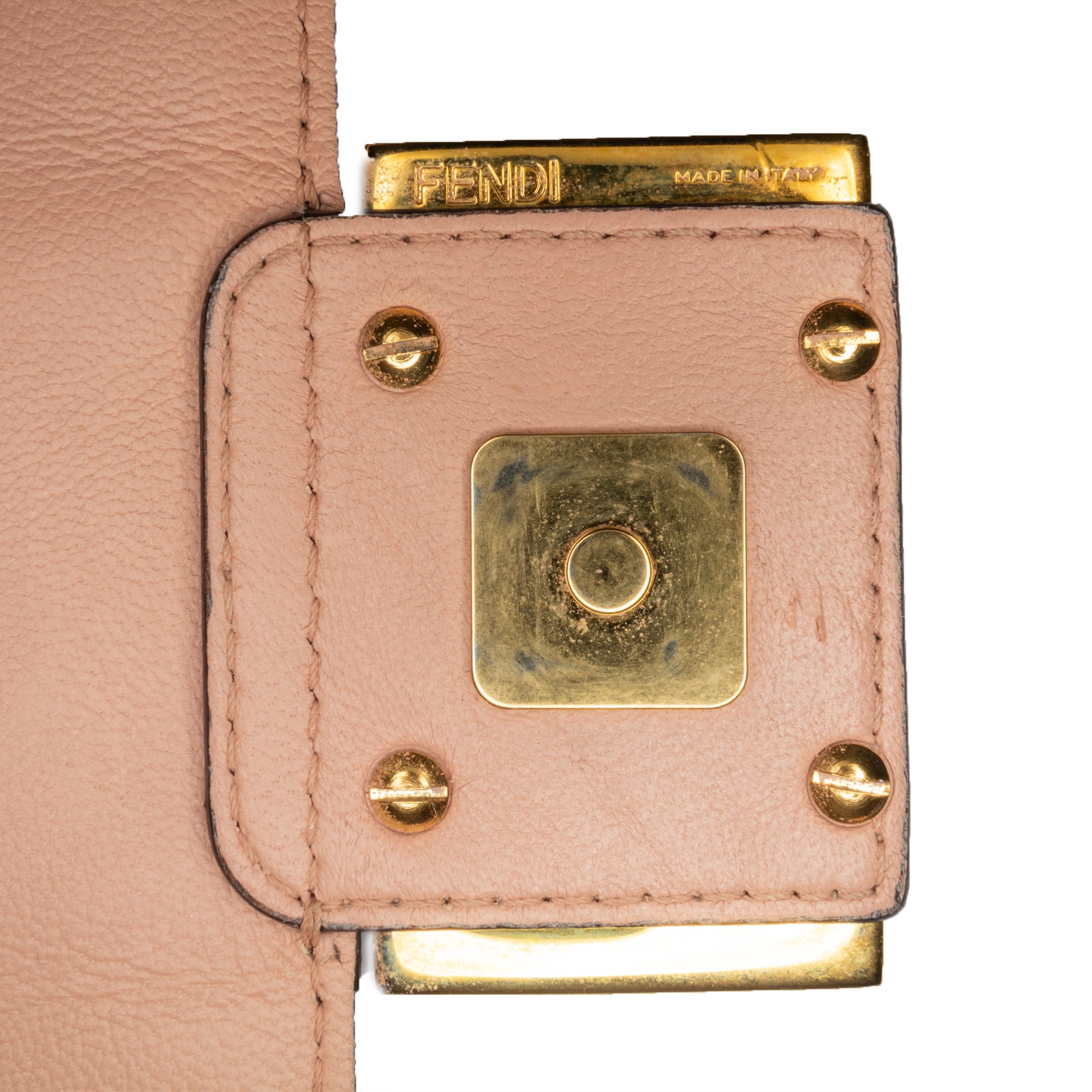 Mini Embossed Zucca Baguette Satchel