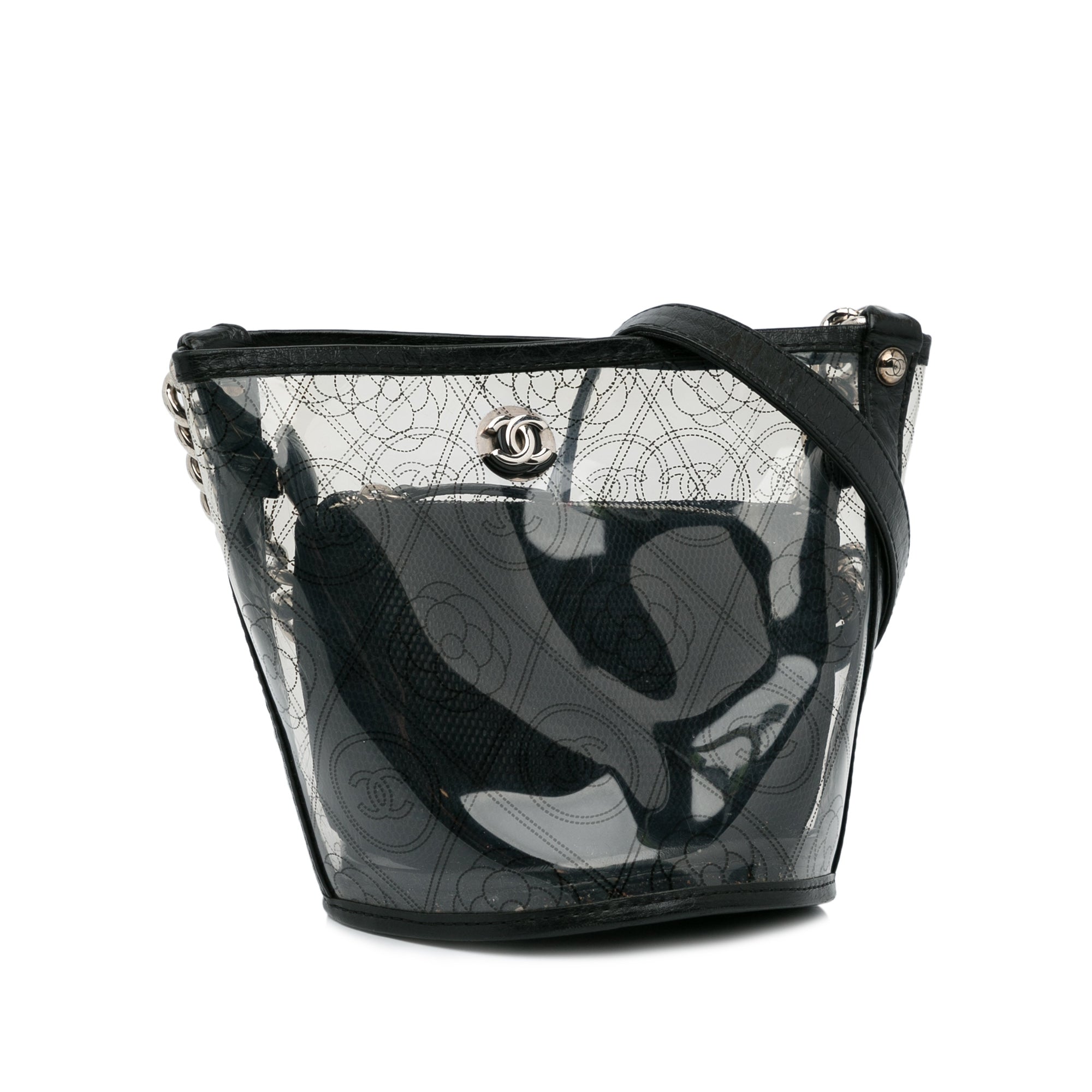 Camellia PVC Bucket Bag
