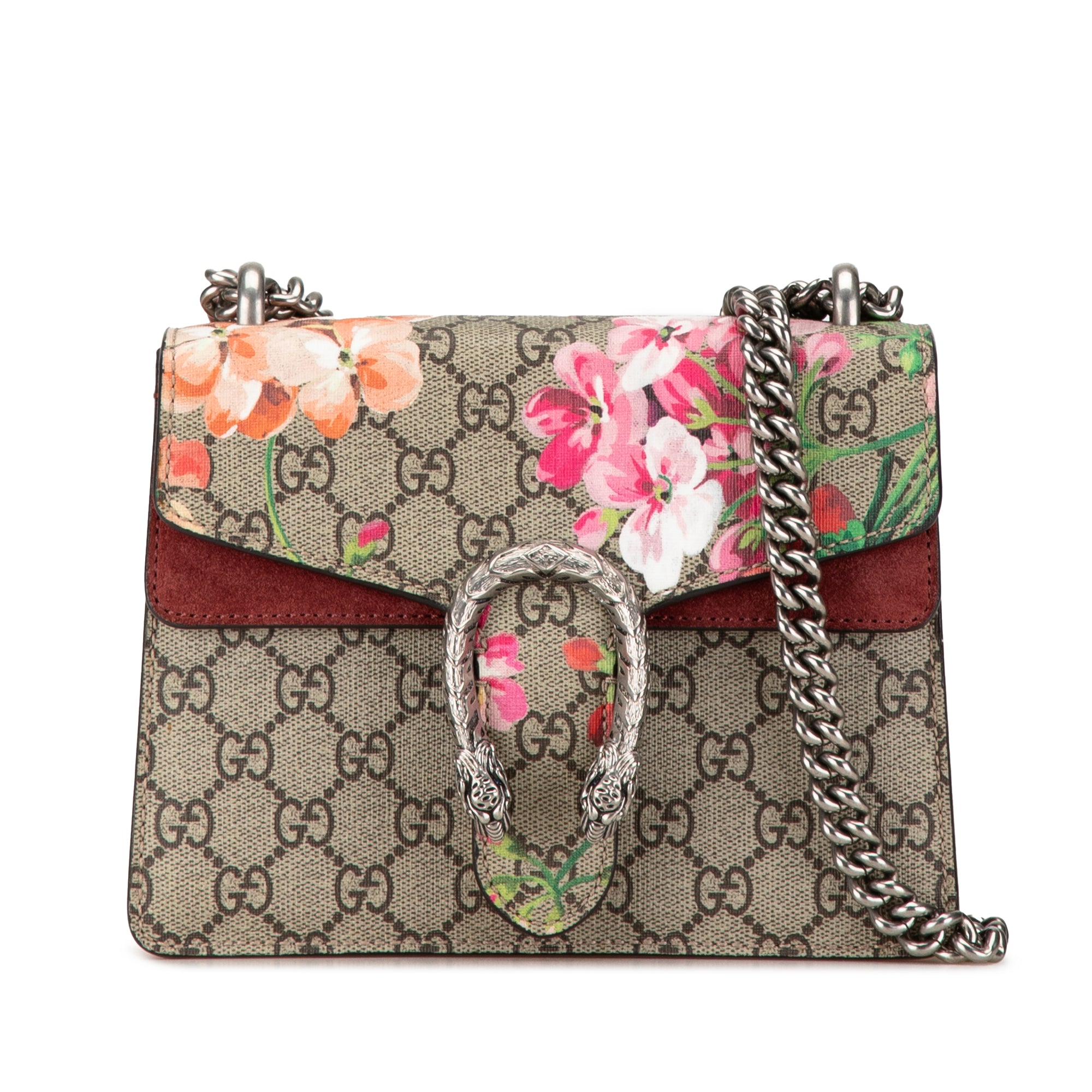 Mini GG Supreme Blooms Dionysus Crossbody Bag