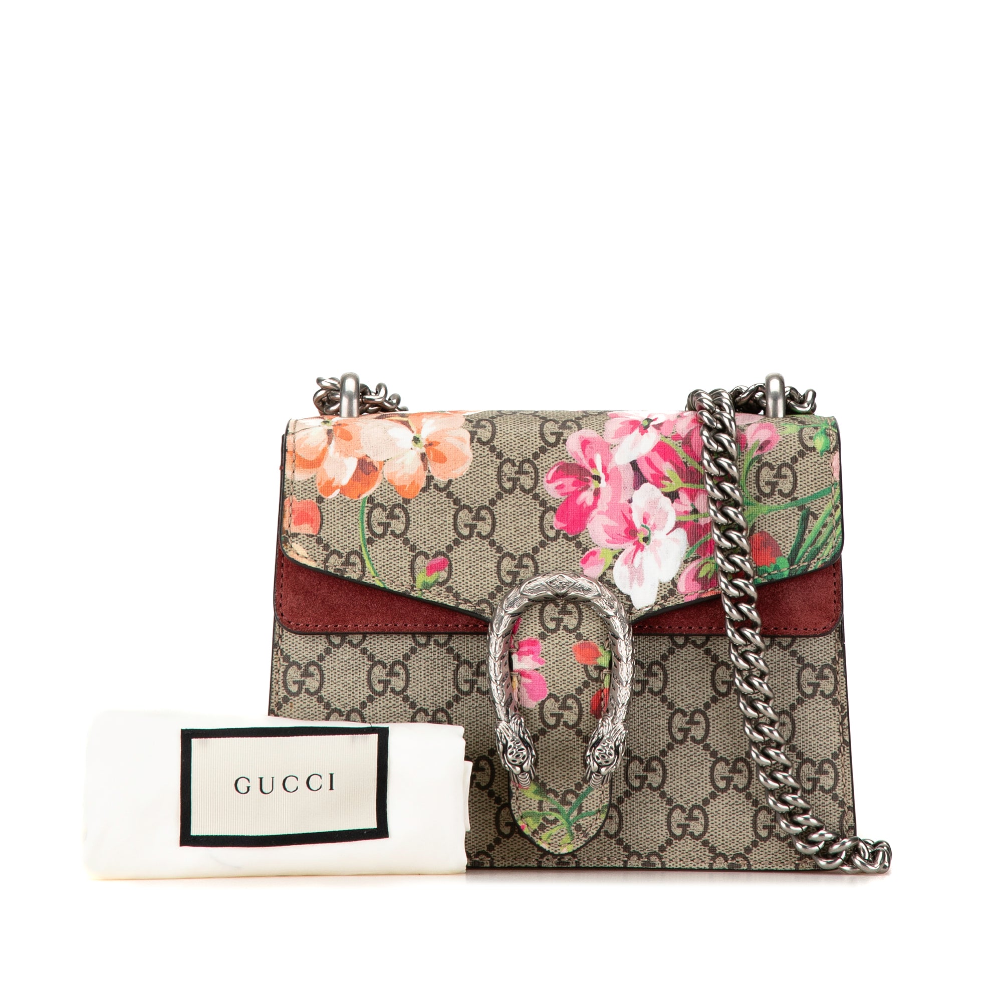 Mini GG Supreme Blooms Dionysus Crossbody Bag