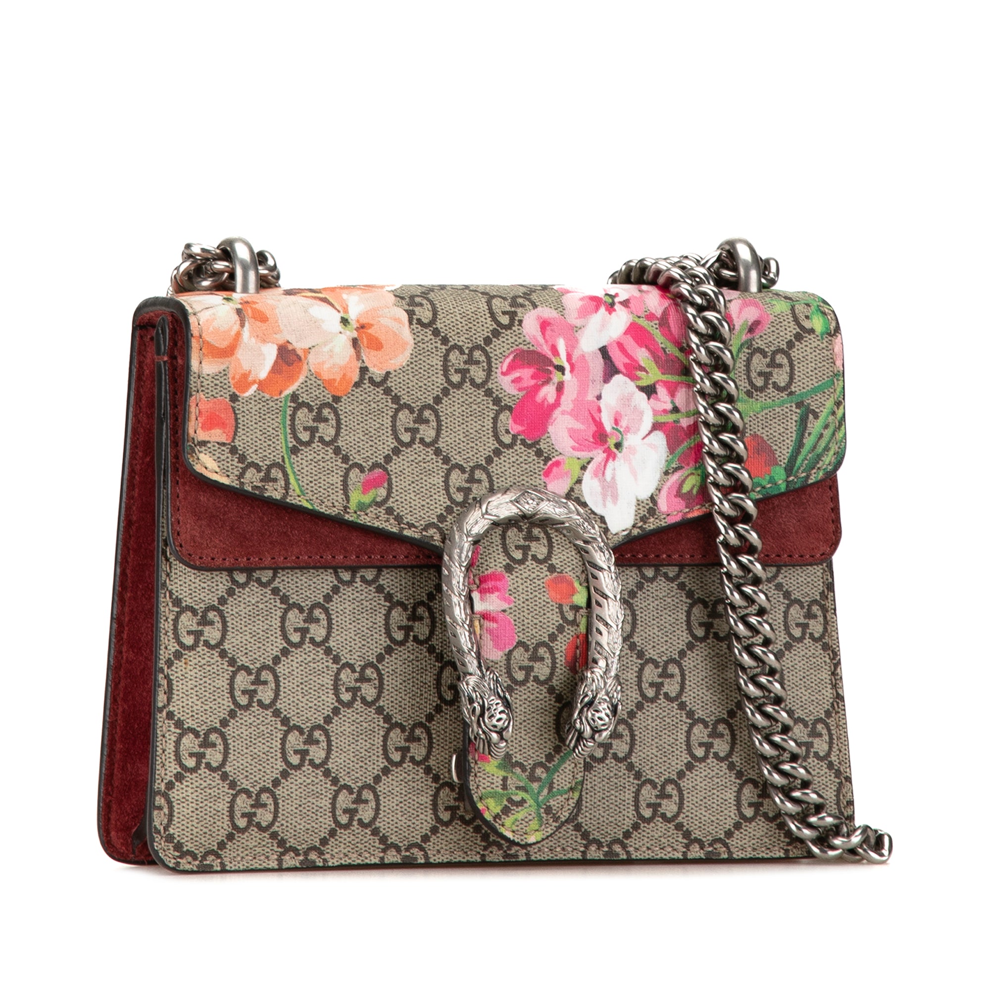 Mini GG Supreme Blooms Dionysus Crossbody Bag