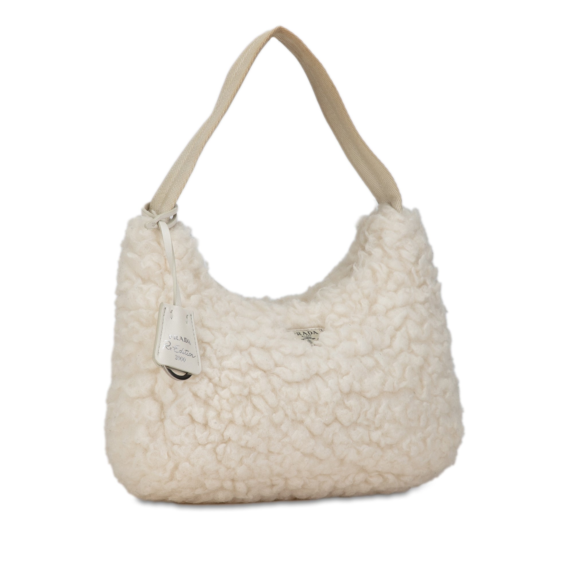 Wool and Cashmere Re-Edition 2000 Shoulder Bag