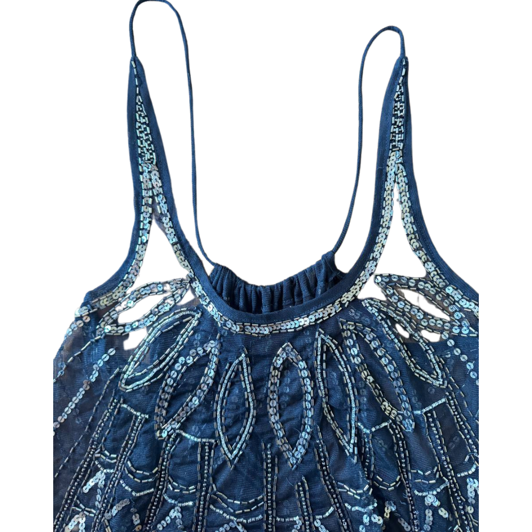 Y2K Beaded Top