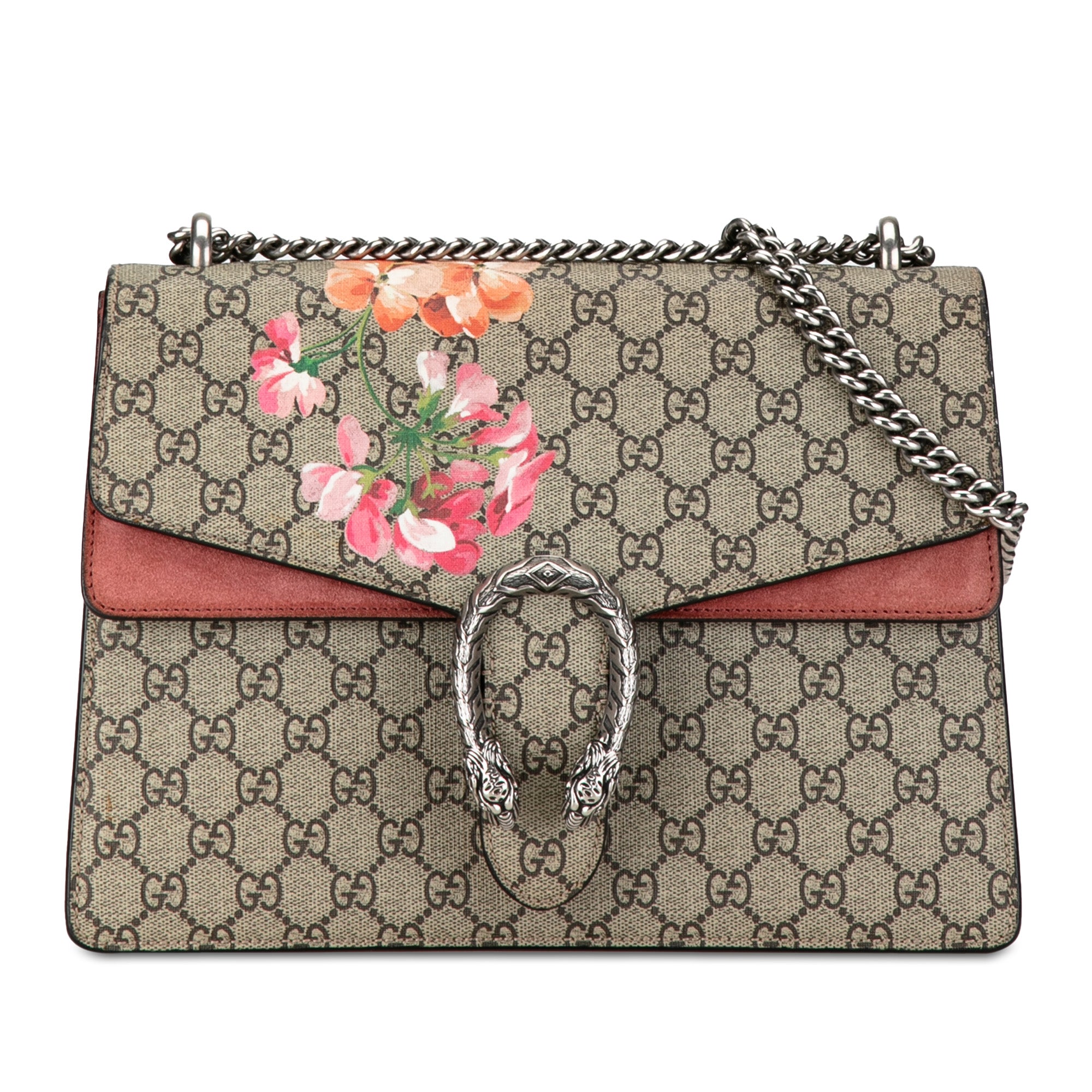 Medium GG Supreme Blooms Dionysus Shoulder Bag