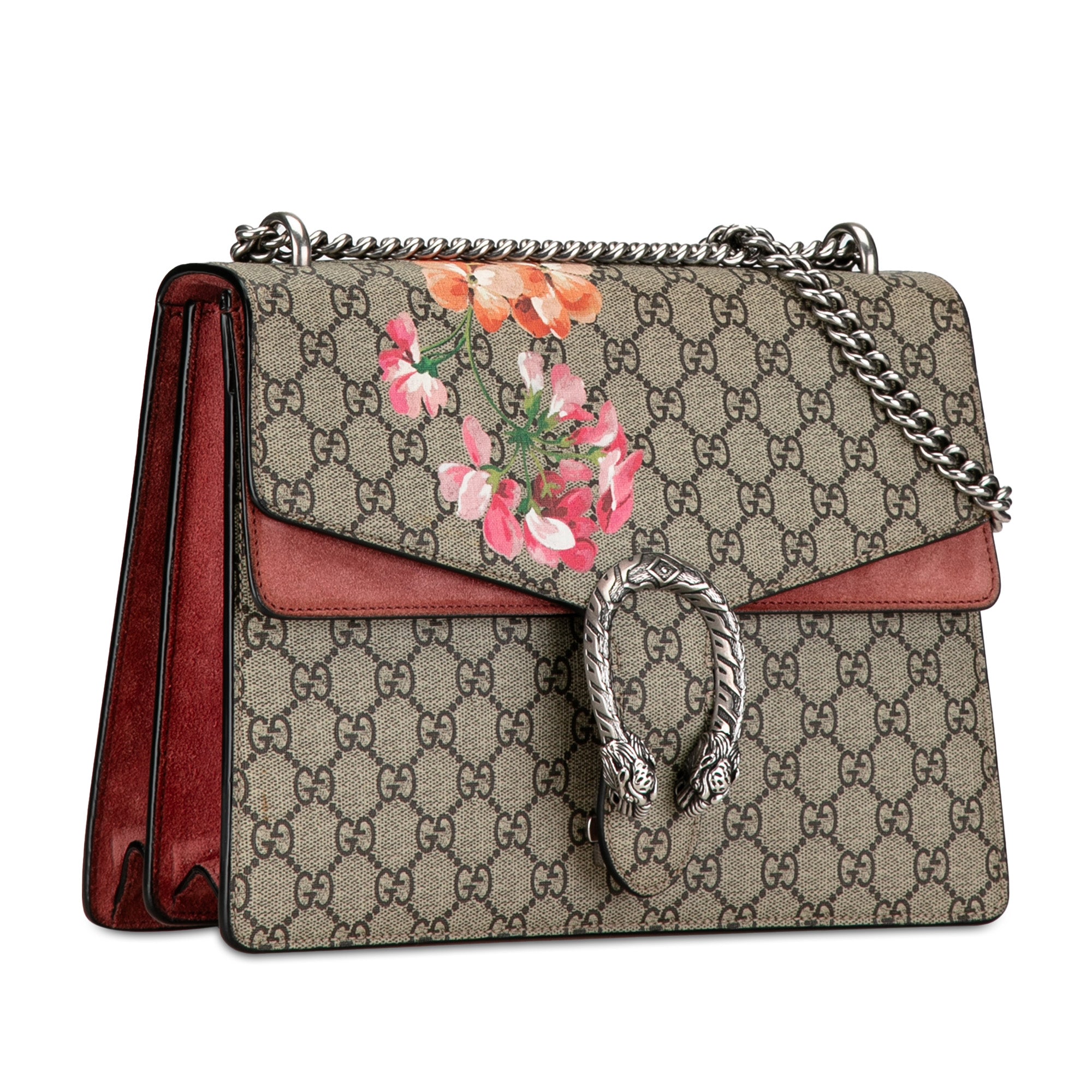 Medium GG Supreme Blooms Dionysus Shoulder Bag