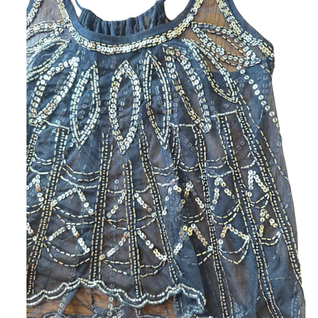 Y2K Beaded Top