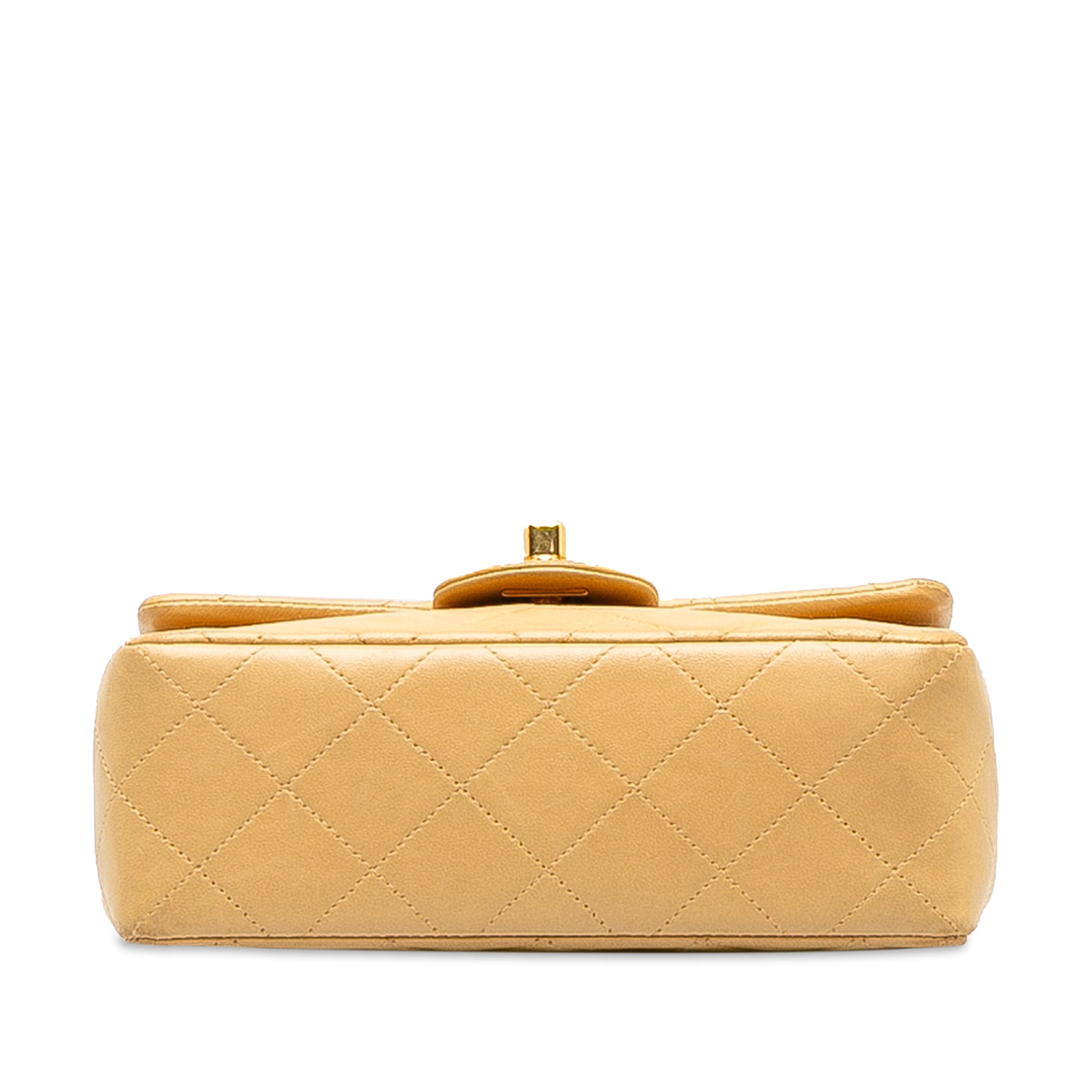 Mini Square Classic Lambskin Single Flap