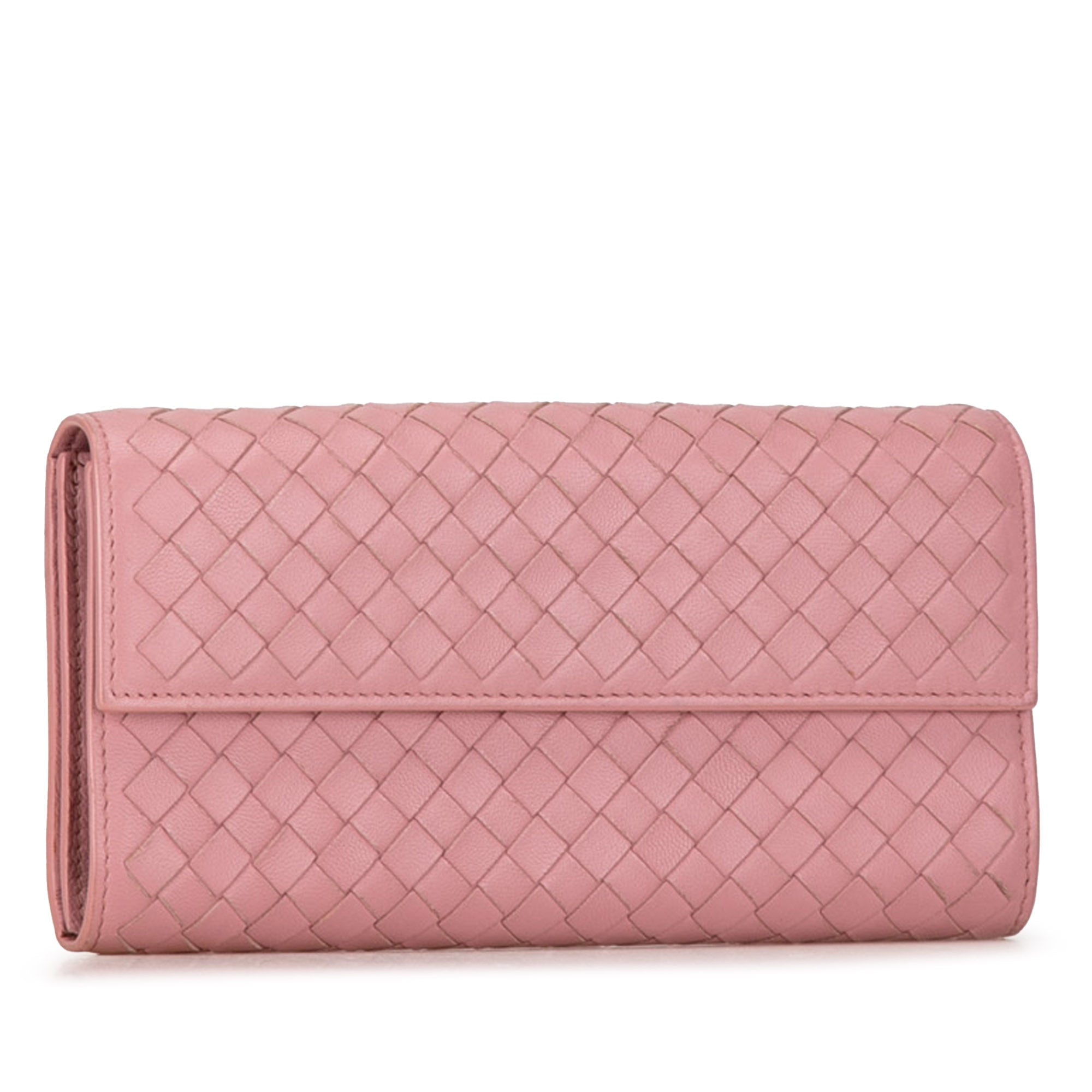 Nappa Intrecciato Continental Flap Wallet