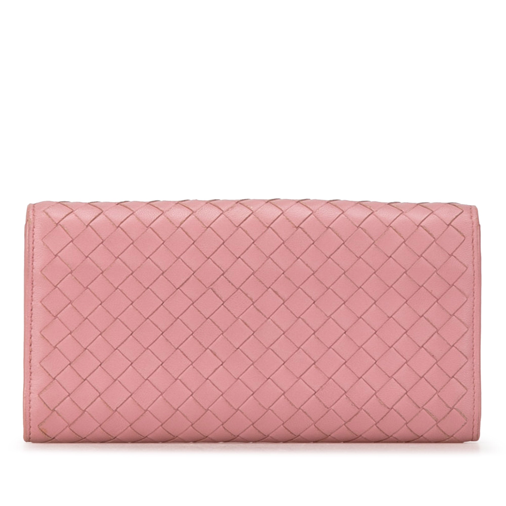 Nappa Intrecciato Continental Flap Wallet