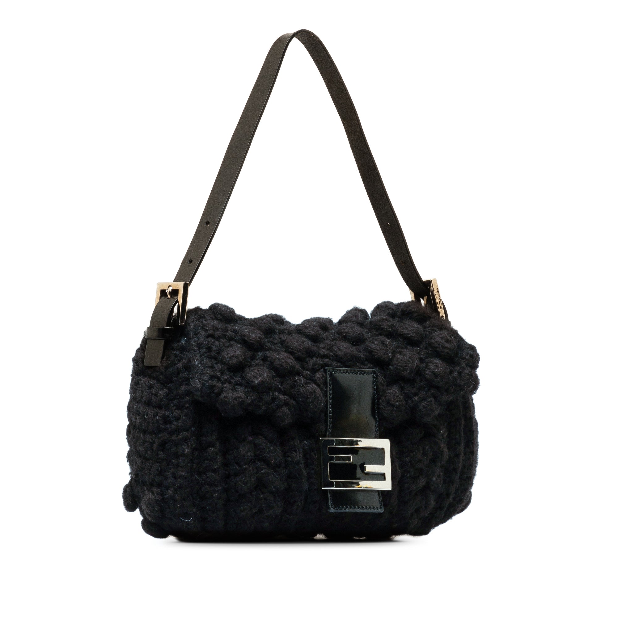 Wool Knit Shoulder Bag