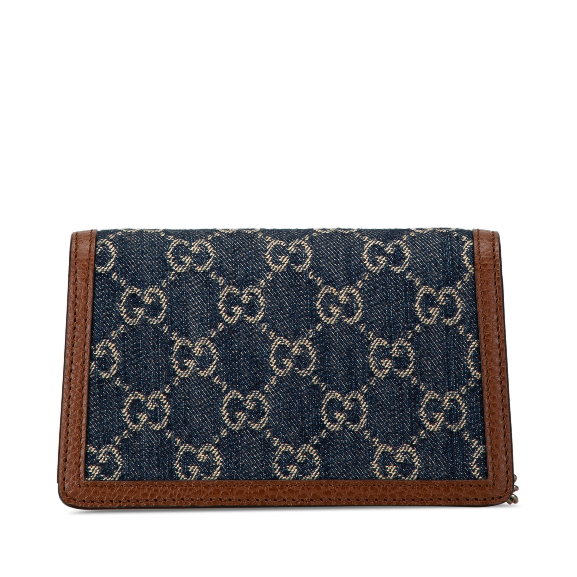 Super Mini GG Denim Dionysus Crossbody Bag