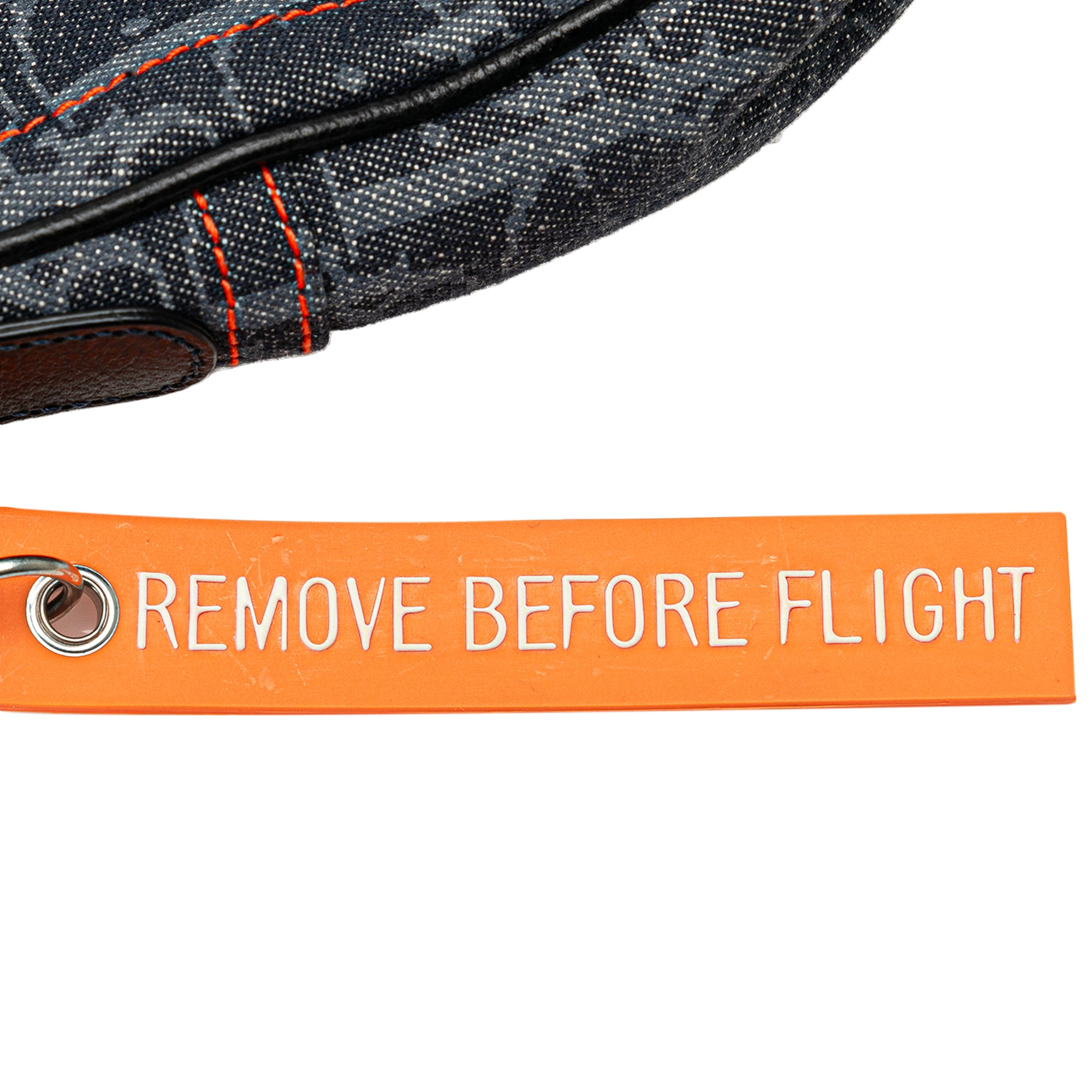 Mini Oblique Flight Denim Saddle