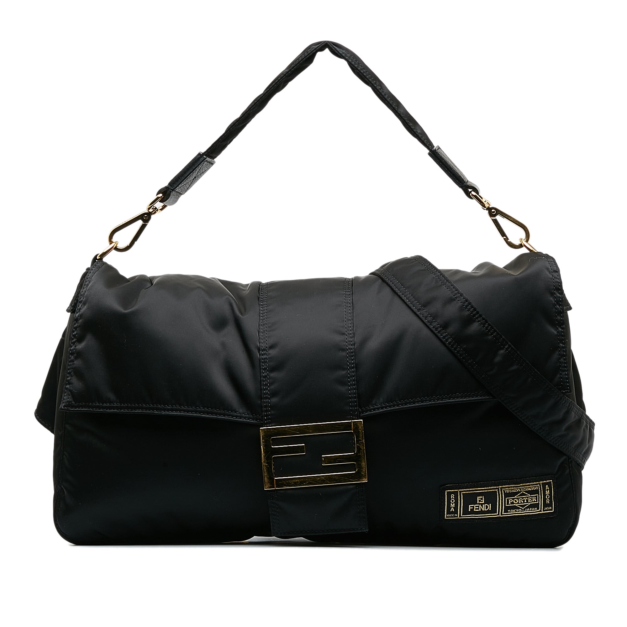 x Porter Nylon Baguette Satchel