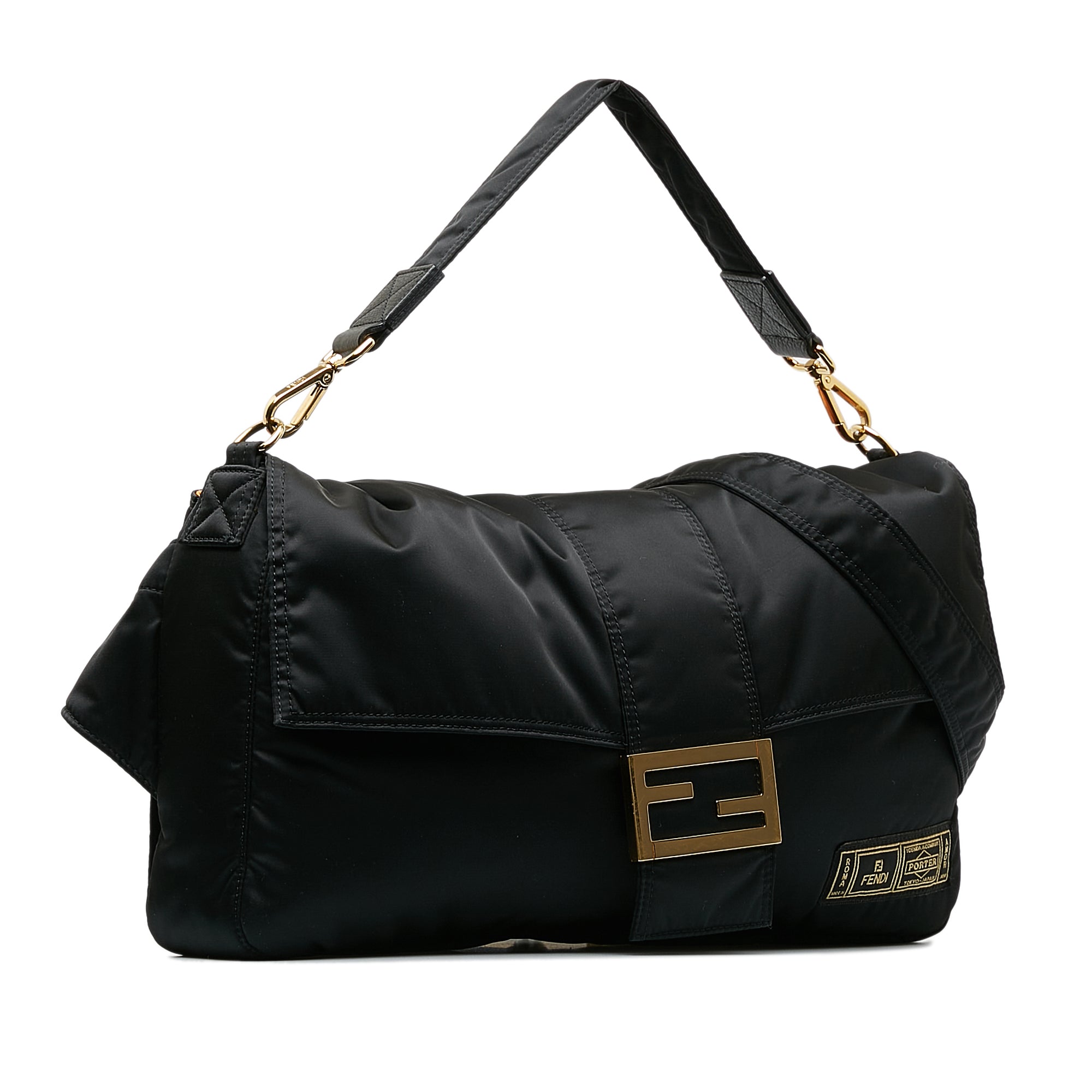 x Porter Nylon Baguette Satchel