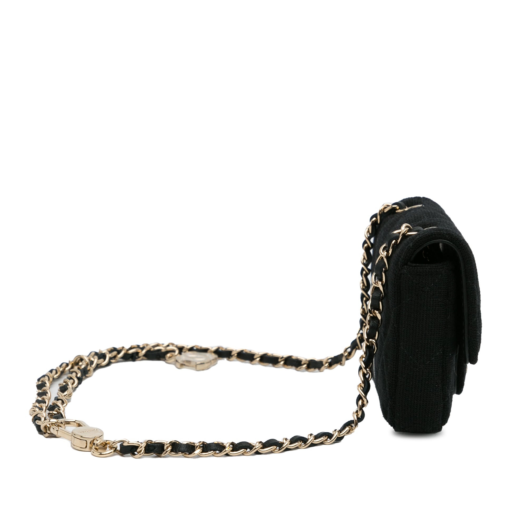 CC Jersey Flap Chain Belt Bag