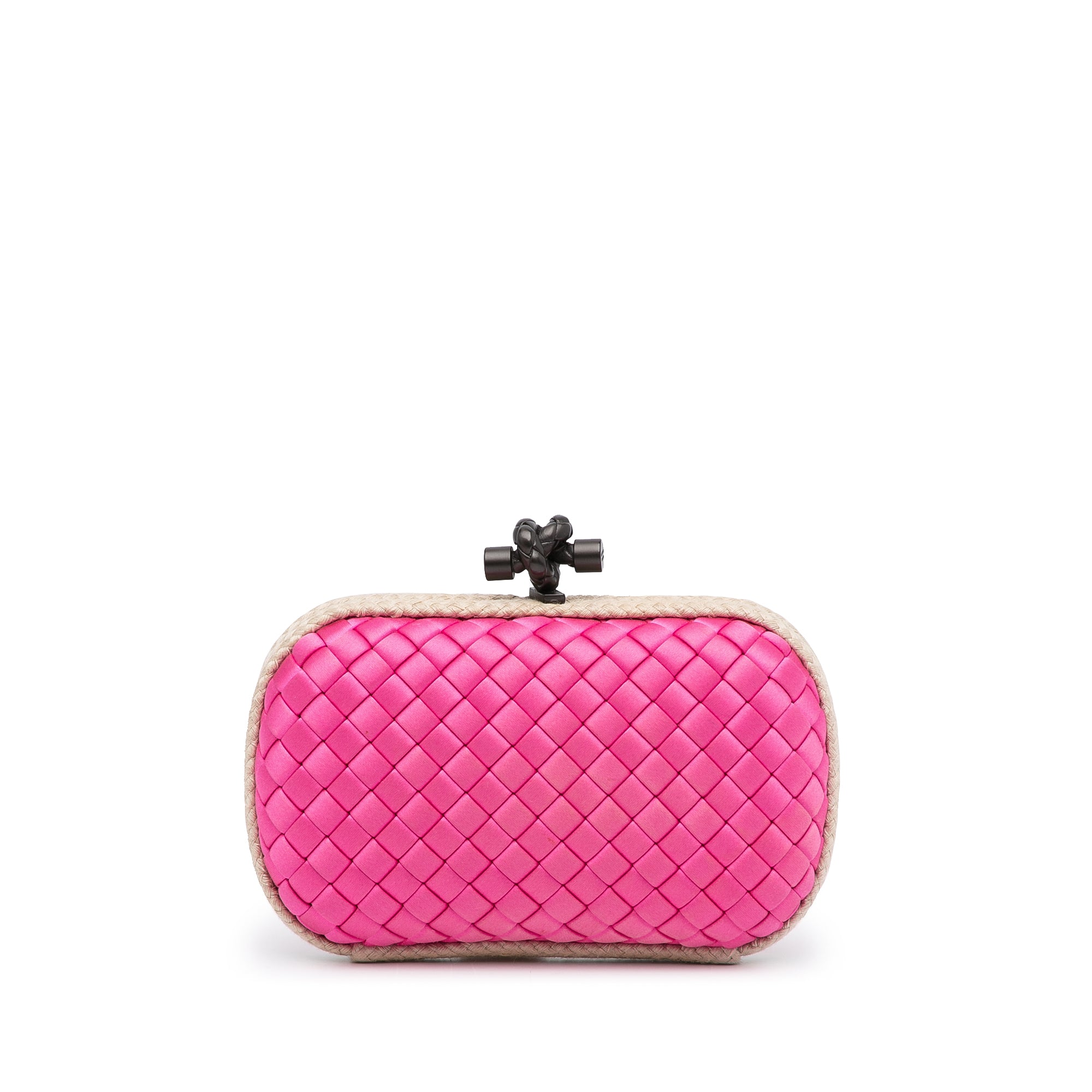 Intreccio Impero Satin Knot Clutch