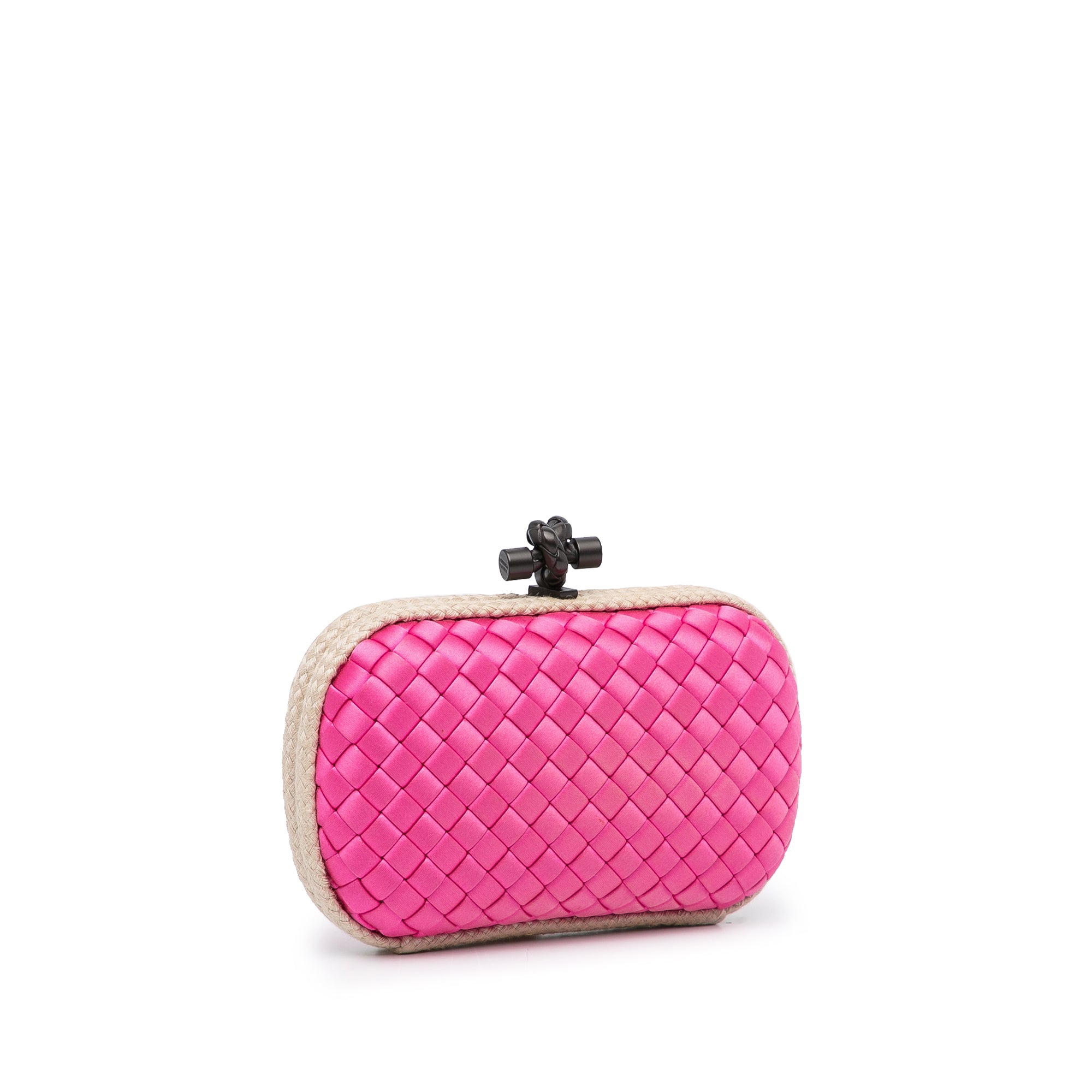 Intreccio Impero Satin Knot Clutch