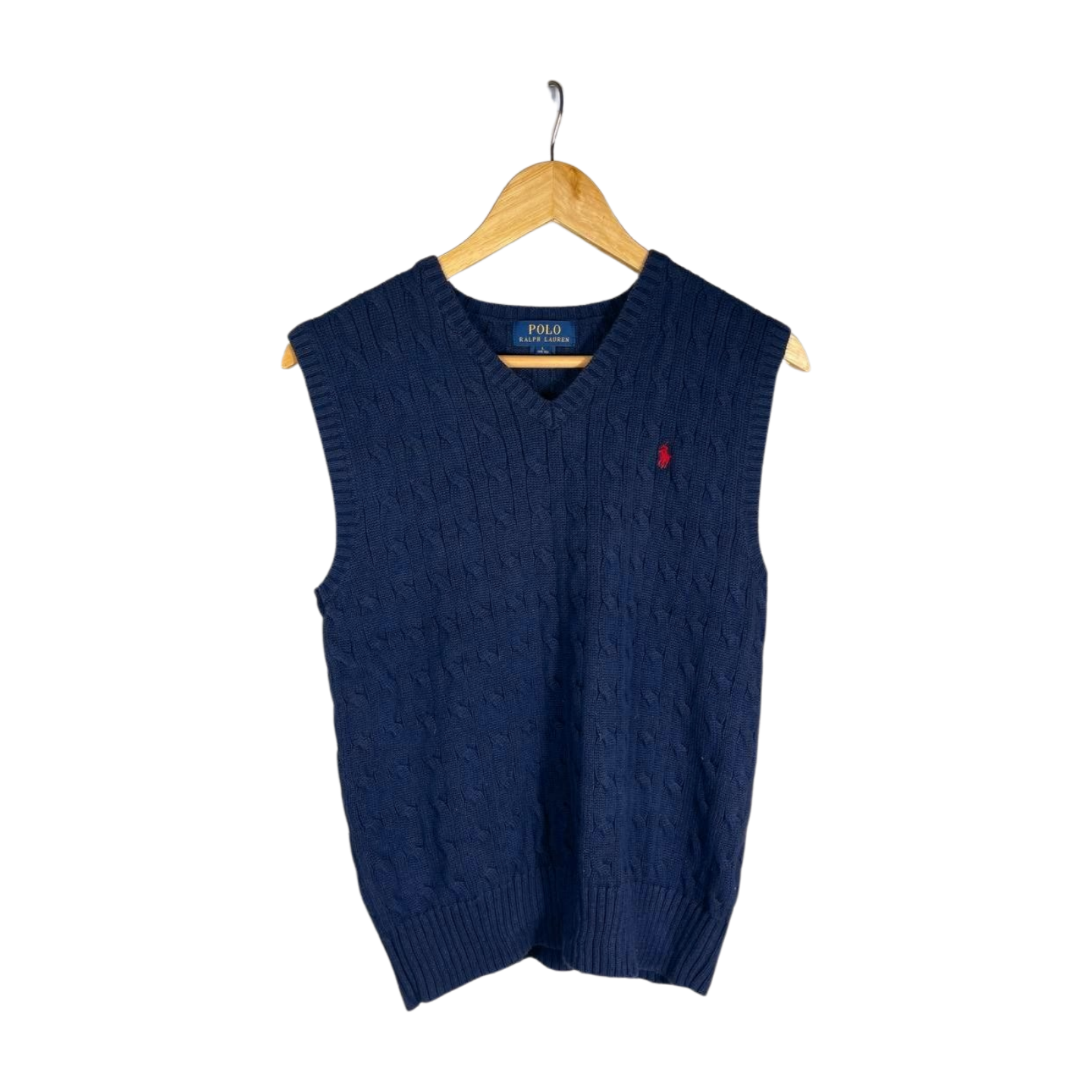 Vintage Ralph Lauren Cable Knit Sleeveless Sweater